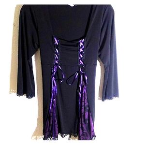 Gothic Boho Gemini Princess Corset Top